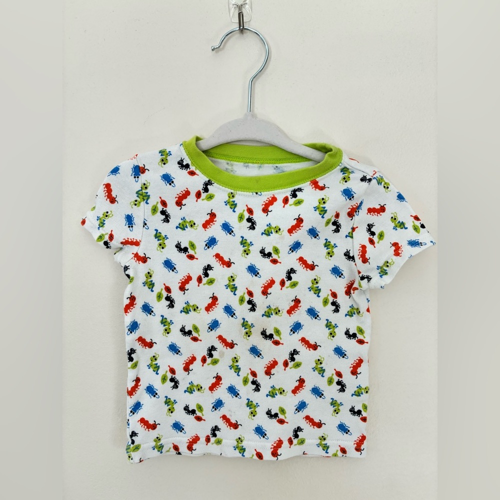 Colorful Bug Print Kids Shirt - 24M